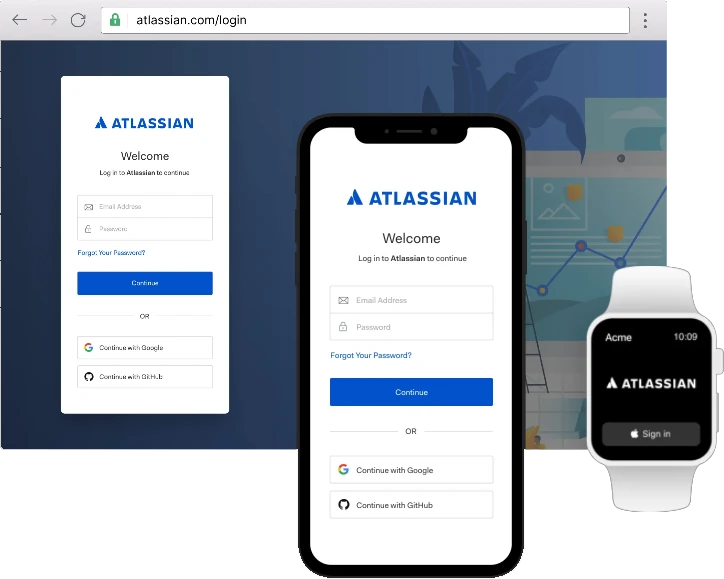 Auth0 - Universal Login on desktop, phone and watch